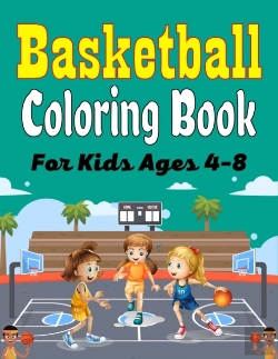 Bertrand.pt - Basketball Coloring Book For Kids Ages 4-8