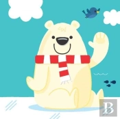 Bath Buddies: Polar Bear