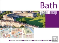 Bertrand.pt - Bath Popout Map - Pocket Size, Pop Up Map Of Bath City Centre