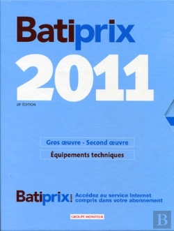Bertrand.pt - Batiprix 2011 ; Coffret 2 Volumes ; Gros Oeuvre, Second Oeuvre ; Équipements Techniques