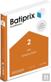 Batiprix T.2 ; Vrd, Espaces Verts (Édition 2018)