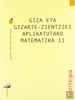 Bertrand.pt - Batxilergoa 2 - Matematika 2. Giza Eta Gizarte Zientziei Aplikatutakoa