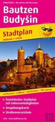 Bautzen - Budysin, City Map 1:14,000