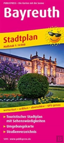 Bertrand.pt - Bayreuth, Stadtplan 1:14.000