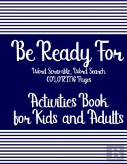 Be Ready For Word Scramble, Word Search & Coloring Pages