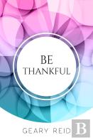 Be Thankful