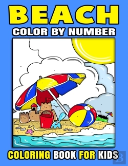 Bertrand.pt - Beach Color By Number Coloring Book For Kids