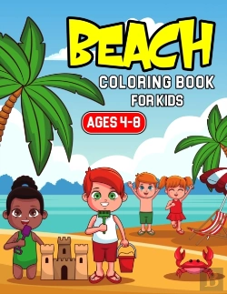 Bertrand.pt - Beach Coloring Book For Kids Ages 4-8