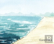 Beach Landscape Guest Book To Sign