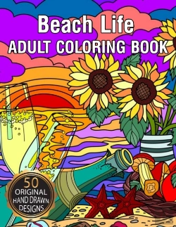 Bertrand.pt - Beach Life Adult Coloring Book
