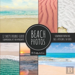 Bertrand.pt - Beach Photos Scrapbook Paper Pad 8x8 Scrapbooking Kit For Papercrafts, Cardmaking, Diy Crafts, Summer Aesthetic Design, Multicolor