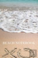Beach Xoxo Blank Cream Color  Page Refection Notebook