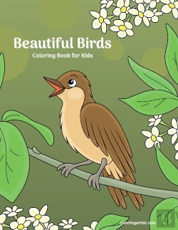 Bertrand.pt - Beautiful Birds Coloring Book For Kids