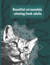 Beautiful Cat Mandala Coloring Book