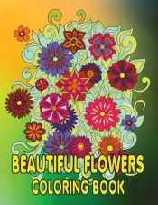 Beautiful Flowers  Coloring Book