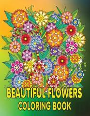 Beautiful Flowers  Coloring Book