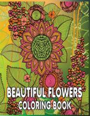 Beautiful Flowers  Coloring Book