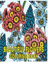 Beautiful Flowers  Coloring Book
