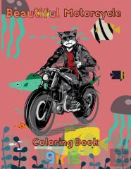 Beautiful  Motorcycle Coloring Book  Girls