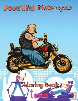 Bertrand.pt - Beautiful  Motorcycle Coloring Book   Teen