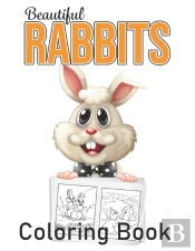Beautiful Rabbits Coloring Book