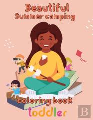 Beautiful  Sumer Camping Coloring Book  Toddler