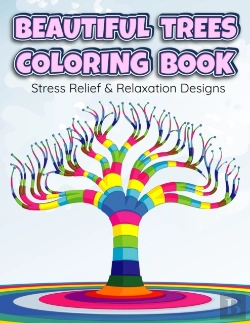 Bertrand.pt - Beautiful Trees Coloring Book Stress Relief & Relaxation Designs
