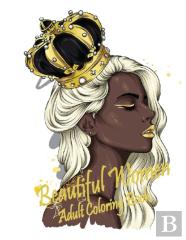 Beautiful Women Adult Coloring Book