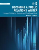 Becoming A Public Relations Writer