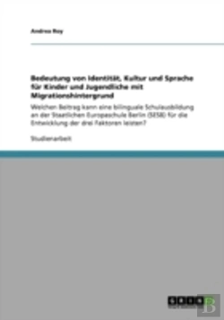 Bertrand.pt - Bedeutung Von Identitaã‚Â¤T, Kultur Und Sprache Far Kinder Und Jugendliche Mit Migrationshintergrund