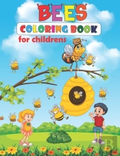 Bees Coloring Book For Children
