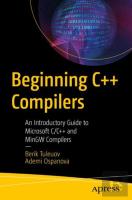 Beginning C++ Compilers