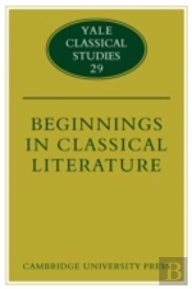 Beginnings In Classical Literature