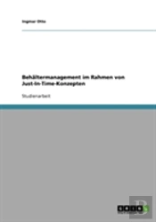 Behaltermanagement Im Rahmen Von Just-In-Time-Konzepten