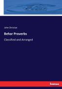 Behar Proverbs