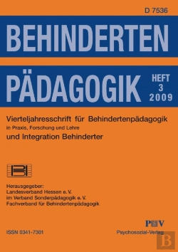 Bertrand.pt - Behindertenpadagogik - Vierteljahresschrift Fur Behindertenpadagogik Und Integration Behinderter In Praxis, Forschung Und Lehre
