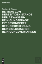 Beitrag  Zum Derzeitigen Stande Der Abwa