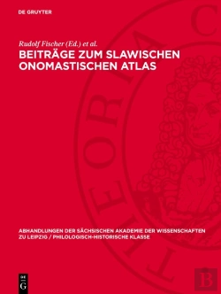 Bertrand.pt - Beitrage Zum Slawischen Onomastischen Atlas