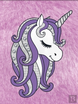 Bertrand.pt - Bejeweled Unicorn Fur Trifold Organiser