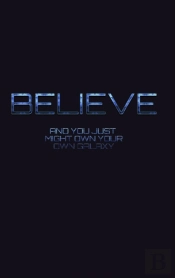 Believe And You Just Might Own Your Own Galaxy Sir Michael  Huhn Creative Journal