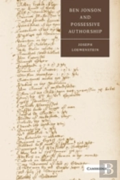 Ben Jonson And Possessive Authorship