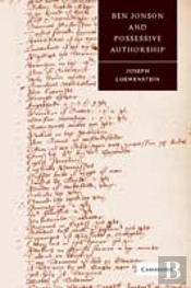 Ben Jonson And Possessive Authorship