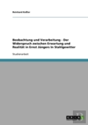 Beobachtung Und Verarbeitung - Der Widerspruch Zwischen Erwartung Und Realitat In Ernst Jungers In Stahlgewitter