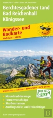 Berchtesgadener Land - Bad Reichenhall - Koenigssee, Hiking And Cycling Map 1:35,000