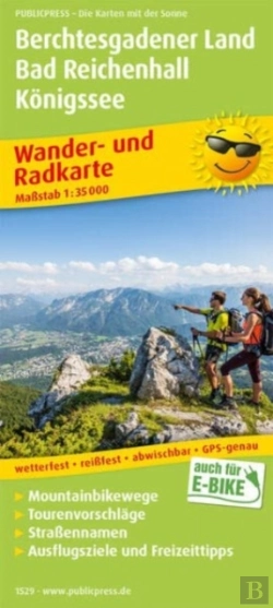 Bertrand.pt - Berchtesgadener Land - Bad Reichenhall - Koenigssee, Hiking And Cycling Map 1:35,000