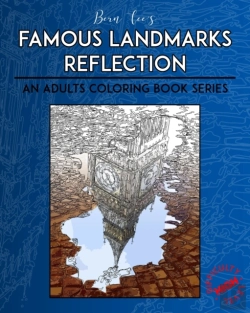 Bertrand.pt - Bern Lee'S Famous Landmarks Reflection An Adults Coloring Book Series Difficulty Level High