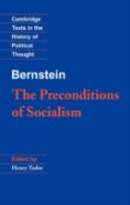 Bernstein: The Preconditions Of Socialism