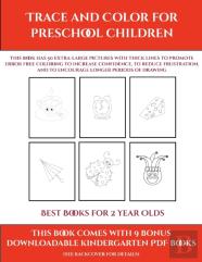 Best Books For 2 Year Olds (Trace And Color For Preschool Children)