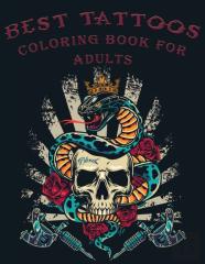 Best Tattoos Coloring Book For Adults