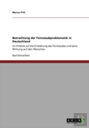 Betrachtung Der Feinstaubproblematik In Deutschland